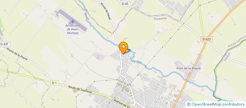 localisation de l'entreprise SCI BOHP  REVEL