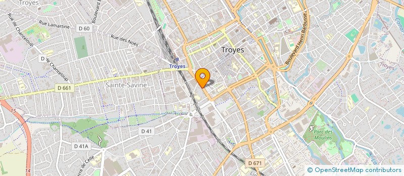localisation de l'entreprise SCI BOHUGO à TROYES