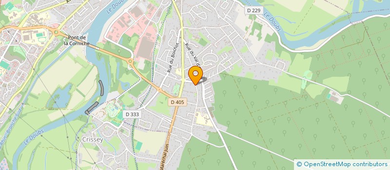 localisation de l'entreprise SCI BOICHOT à DOLE