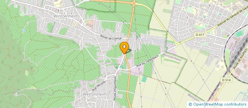 localisation de l'entreprise SCI BOICHOT-MARGAROLI  WETTOLSHEIM