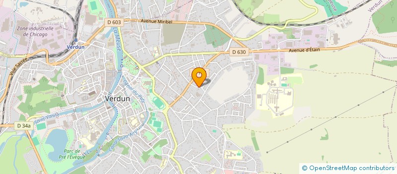 localisation de l'entreprise SCI BOICHUT à VERDUN