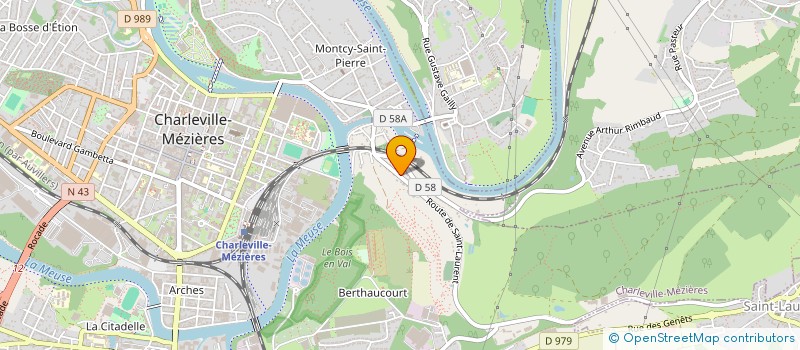 localisation de l'entreprise SCI BOIDAMES  CHARLEVILLE-MEZIERES