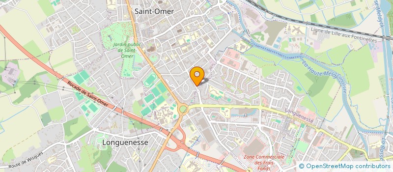 localisation de l'entreprise SCI BOIDIN LENS  SAINT-OMER