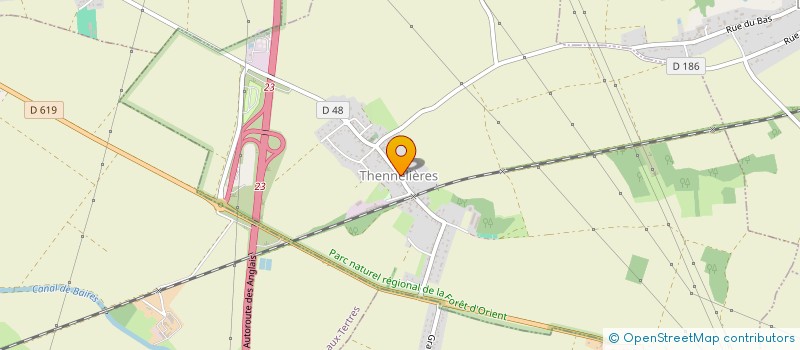 localisation de l'entreprise SCI BOILLARD  THENNELIERES