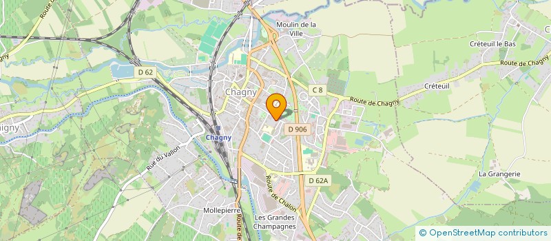 localisation de l'entreprise SCI BOILLET  CHAGNY