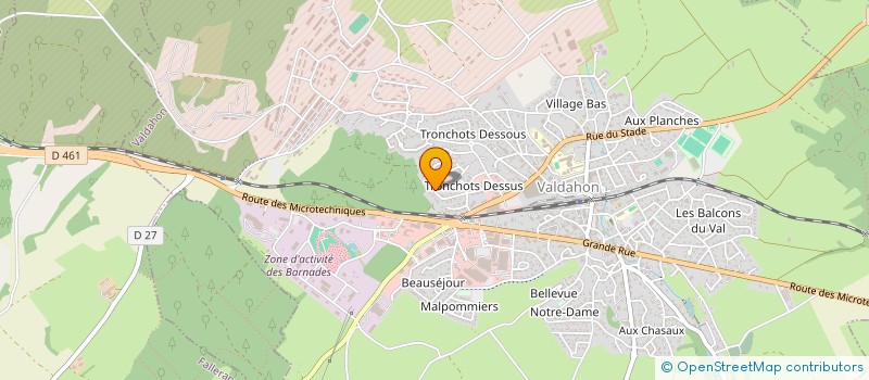 localisation de l'entreprise SCI BOILLON  VALDAHON