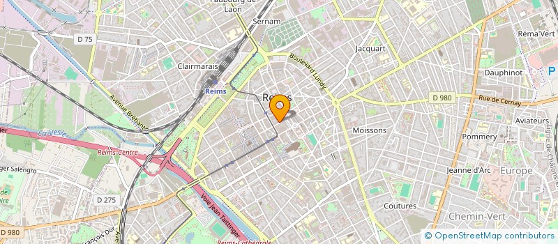 localisation de l'entreprise SCI BOILLY  REIMS