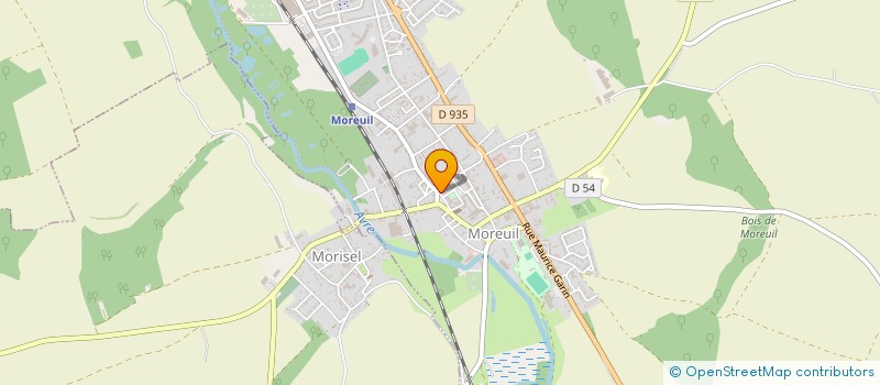 localisation de l'entreprise SCI BOINET MOREUIL à MOREUIL