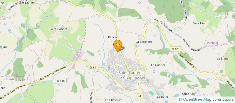 localisation de l'entreprise SCI BOINON FVP  SAINT-LAURENT-DE-CHAMOUSSET