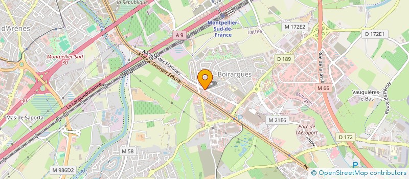 localisation de l'entreprise SCI BOIRARGUES IMMOBILIER à LATTES