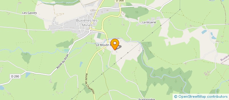 localisation de l'entreprise SCI BOIRE YOZOLI  BUXIERES-LES-MINES