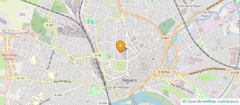 localisation de l'entreprise SCI BOIRIN à NEVERS