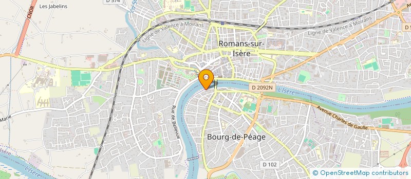 localisation de l'entreprise SCI BOIRON  BOURG-DE-PEAGE