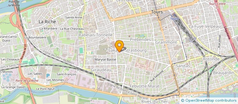 localisation de l'entreprise SCI BOIS  TOURS