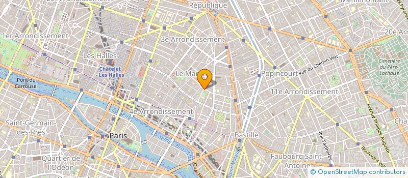 localisation de l'entreprise SCI BOIS  PARIS