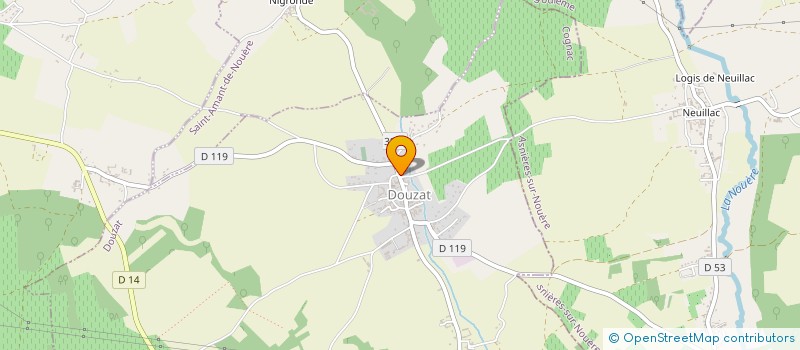 localisation de l'entreprise SCI BOIS BEDEUIL à DOUZAT
