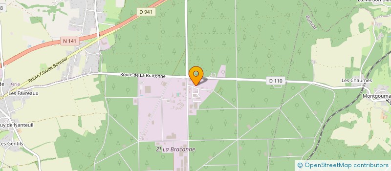 localisation de l'entreprise SCI BOIS BLANC  MORNAC