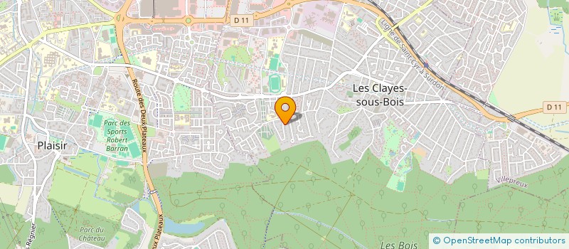 localisation de l'entreprise SCI BOIS CHALLAND à LES CLAYES-SOUS-BOIS