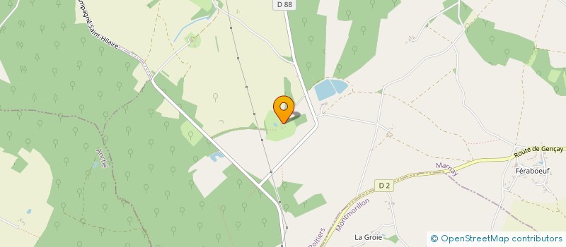 localisation de l'entreprise SCI BOIS COURSIER  MARNAY