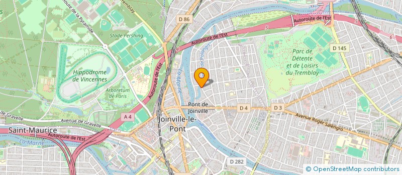 localisation de l'entreprise SCI BOIS D ALFOR à JOINVILLE-LE-PONT