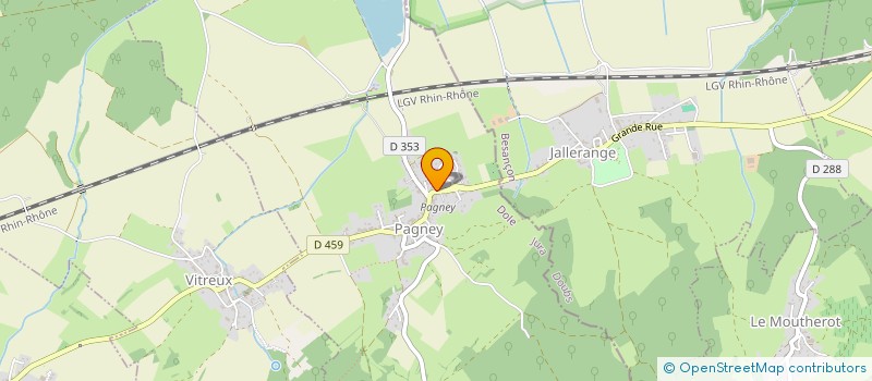 localisation de l'entreprise SCI BOIS D'AMONT  VITREUX