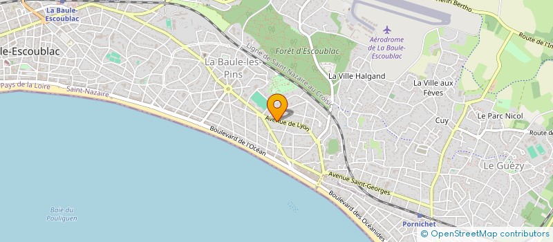 localisation de l'entreprise SCI BOIS D'AMOUR 2006  LA BAULE-ESCOUBLAC