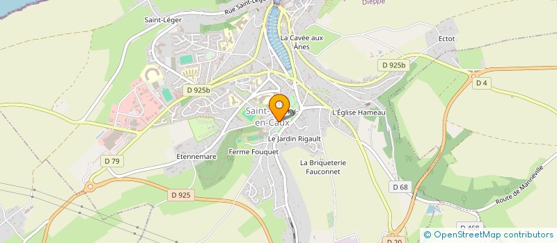 localisation de l'entreprise SCI BOIS D'ETENNEMARE  SAINT-VALERY-EN-CAUX