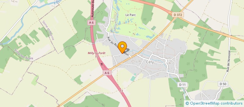 localisation de l'entreprise SCI BOIS DE FONTAINE ST MARC  CELY