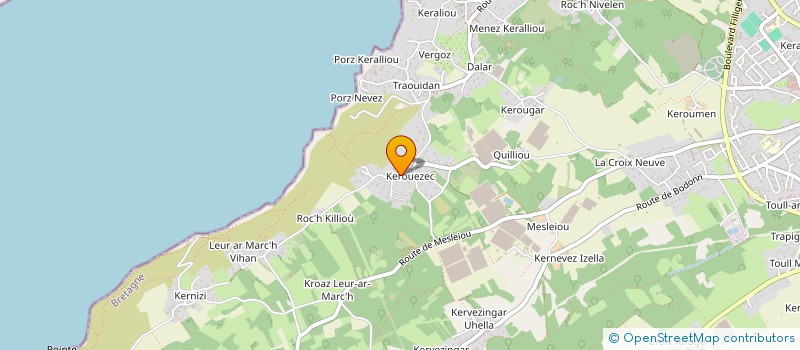 localisation de l'entreprise SCI BOIS DE KERIVIN  PLOUGASTEL-DAOULAS