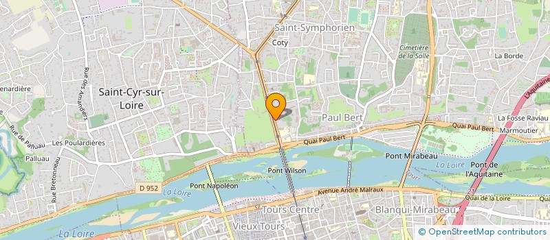 localisation de l'entreprise SCI BOIS DE L'ARCHE  TOURS