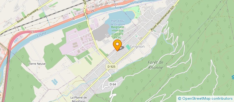 localisation de l'entreprise SCI BOIS DE L'ILE  GRIGNON