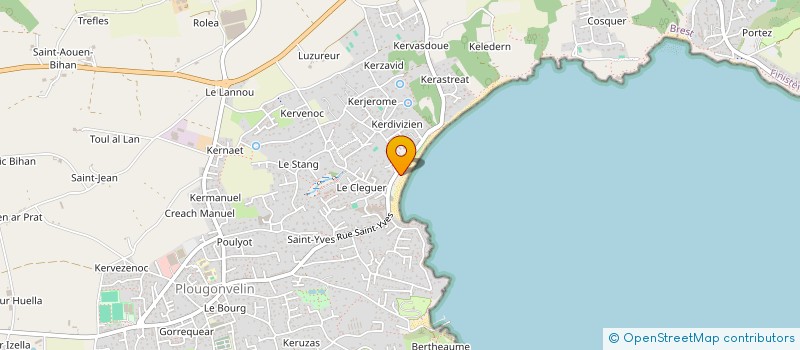 localisation de l'entreprise SCI BOIS DE L'IROISE  PLOUGONVELIN