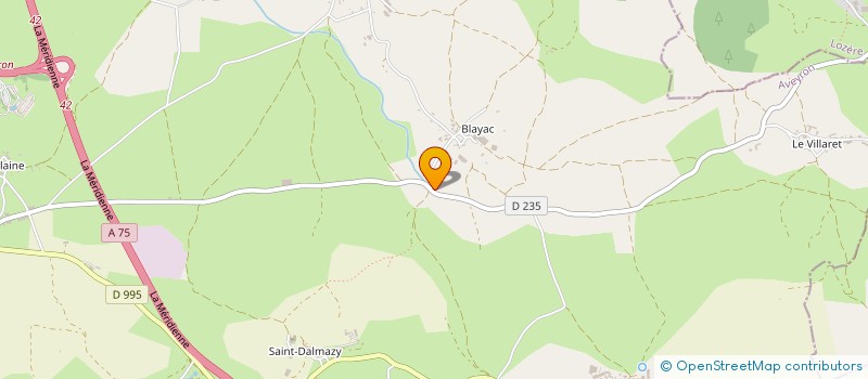 localisation de l'entreprise SCI BOIS DE LA CIGALIERE  SEVERAC D'AVEYRON