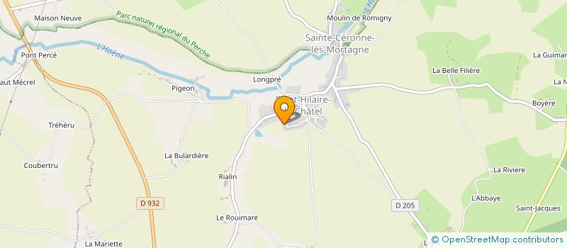 localisation de l'entreprise SCI BOIS DE NEFLES à SAINT-HILAIRE-LE-CHATEL