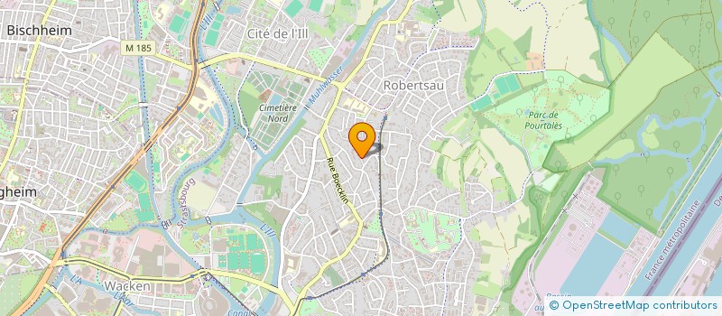 localisation de l'entreprise SCI BOIS DE ROSE  STRASBOURG