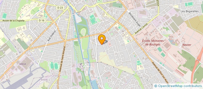 localisation de l'entreprise SCI BOIS DES AULNES  BOURGES