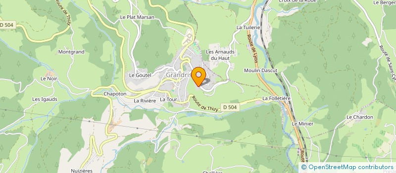 localisation de l'entreprise SCI BOIS DES COTES IMMO à GRANDRIS