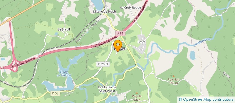 localisation de l'entreprise SCI BOIS DES FORETS  VITRAC-SUR-MONTANE