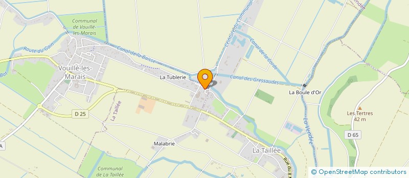 localisation de l'entreprise SCI BOIS DES LAVES  VOUILLE-LES-MARAIS