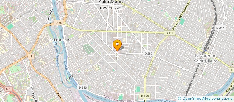 localisation de l'entreprise SCI BOIS DES MOINES à SAINT-MAUR-DES-FOSSES