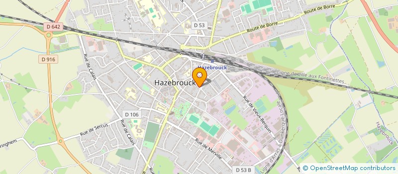 localisation de l'entreprise SCI BOIS DORMANT  HAZEBROUCK