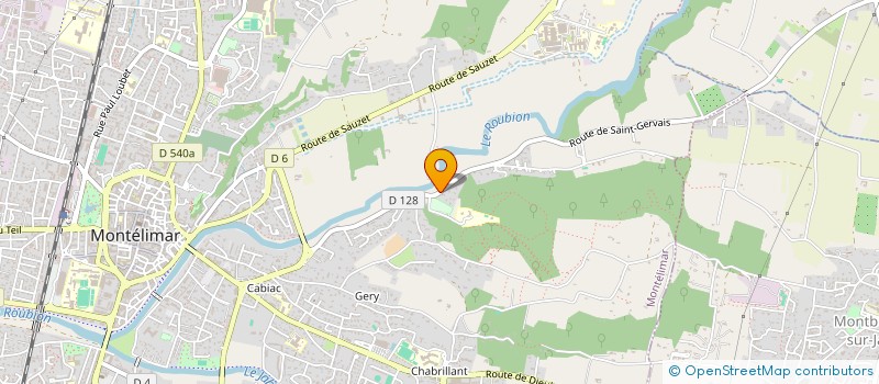 localisation de l'entreprise SCI BOIS DU LION à MONTELIMAR