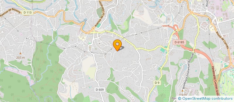 localisation de l'entreprise SCI BOIS DU REGARD à GRASSE