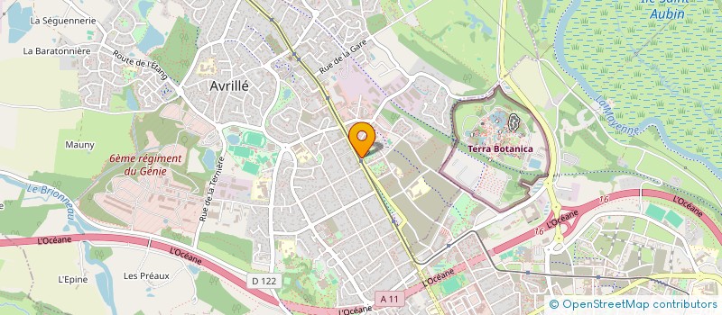 localisation de l'entreprise SCI BOIS DU ROY FLEURY à AVRILLE