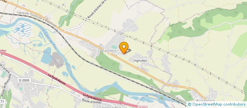 localisation de l'entreprise SCI BOIS DU SUD  CASTETIS