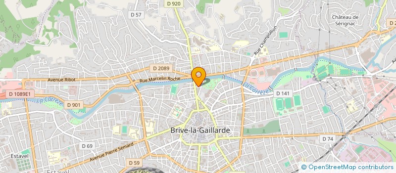 localisation de l'entreprise SCI BOIS FOIRAIL  BRIVE-LA-GAILLARDE