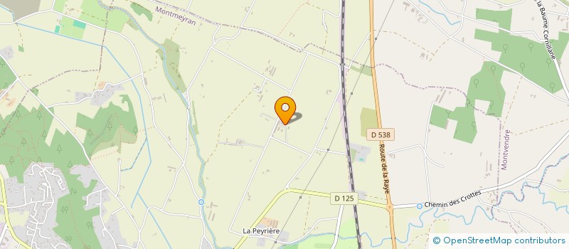 localisation de l'entreprise SCI BOIS GROS  MONTMEYRAN