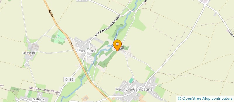 localisation de l'entreprise SCI BOIS HEBERT  MEZIDON VALLEE D'AUGE