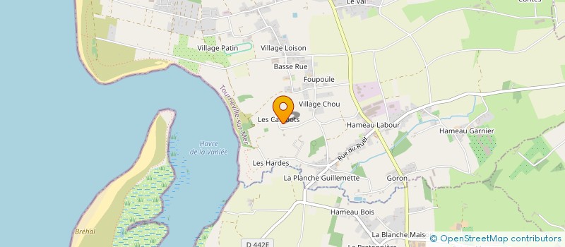 localisation de l'entreprise SCI BOIS ISABELLE  TOURNEVILLE-SUR-MER