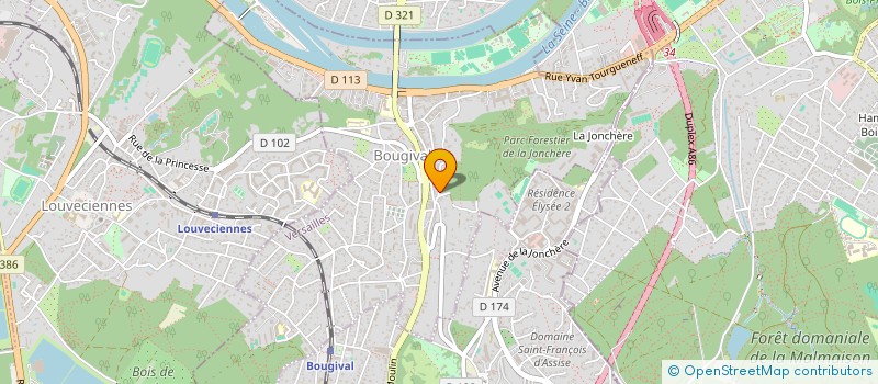 localisation de l'entreprise SCI BOIS JOLI  BOUGIVAL